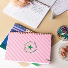 Storemax A5 Spiralli Ders Çalışma Planlayıcısı -  - Sınava Hazırlık Ayt-Tyt-Kpss-Ales-Yds Pembe