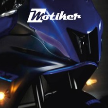 Motiker Yamaha Yzf-R7 Far Sticker Far Folyo Renkli Lacivert