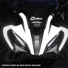 Motiker Cfmoto 250SR Ön Kafa Kaplama Modeli Beyaz Renk