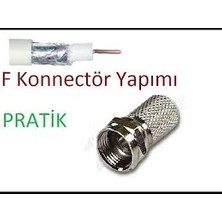 Timion Ef Vida 50 Parça  Uydu Konnektör Rg-6-F (5148)