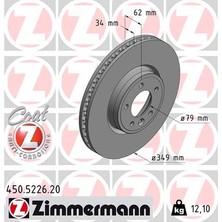 Zimmermann Fren Dıskı On 18 Inc Range Rover Sport 2 L494 13 16 Range Rover 4 Vogue L405 12 Dıscovery 5 L462 16