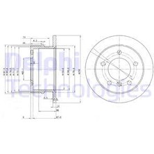 Delphi Fren Dıskı Arka Mercedes W463 B901 B904 . Vw Lt 28-35-46