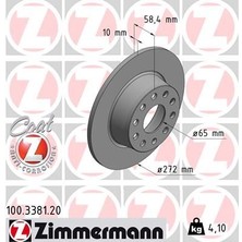 Zimmermann Fren Diski Arka T-Roc-Karoq-Ateca-Leon-Q2 2017 0986479F23