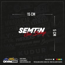 Okyay Works Semtin Göz Bebeği Sticker - Beyaz - Araba-Motosiklet Etiket Sticker