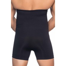 Marsilyan Siyah Mı Emay E1005 Erkek Yüksek Bel Double Boxer Korse