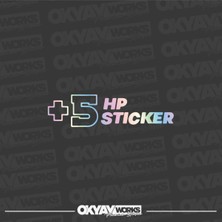 Okyay Works 5hp Sticker - Araba-Motosiklet Etiket Sticker