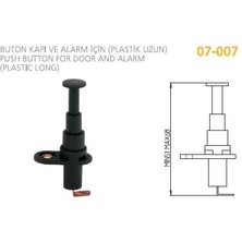 Buton Kapı ve Alarm Için Plastik Uzun 07-007 Aksa