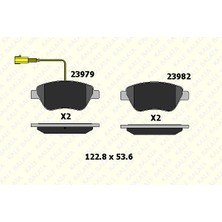 Universal Fren Balata Tek Fişli Fıat Lınea 1.3 -Stılo-Bravo-Sıena-Palıo-Albea 1.2/1.4/1.6/1.9d M.jet 1  Nemo-Bıpper-Fıorıno
