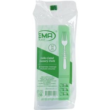 Ema Plast Lüks Plastik Çatal – 50’li Paket