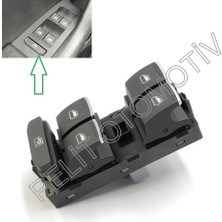 Pelit Otomotiv Ovtavıa Sol Dörtlü Cam Açma Düğmesi 5E0959857A Krom