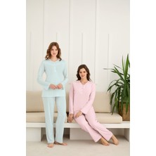 Nightlove Kadın Uzun Kollu Pijama Takımı