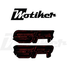 Motiker Cfmoto 250SR Yan Grenaj Sticker Sr Play To Win Sticker Etiket Modeli