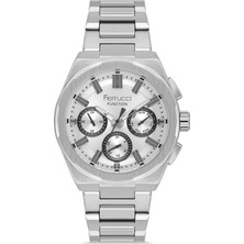 Ferrucci Gümüş Çelik Kordon Erkek Kol Saati L03627M.04