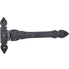 TE Dükkan Buğz Antika Tarz Dekoratif Pirinç Kuyruklu Lale Menteşe - 147X193 Mm, Oksit