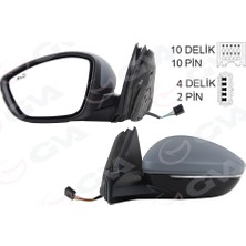 GVA Dış Dikiz Aynası Sol Corsa 19- Elektirkli Katlanabilir Isıtmalı Sinyalli Sensorlü Astarlı Konveks