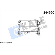 Kale Turbo Intercoll Radyatoru Transit Connect Tc7 06 14 1.8dı 1.8 Tdcı Al Pl System