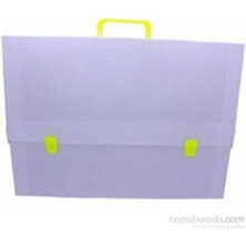 renklibalonpartystore Üçgen Proje Çantası 35X50 Beyaz