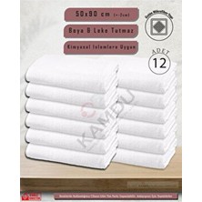 Sualuxe [12 Adet] Büyük Boy Mikrofiber 50X90CM, Spor Havlusu, Kuaför Havlusu, Berber Havlusu, El Yüz Havlusu