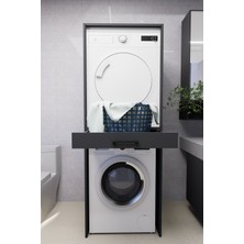 Mirobi Serenity Banyo Dolabı Çamaşır ve Kurutma Makinesi Dolabı Antrasit