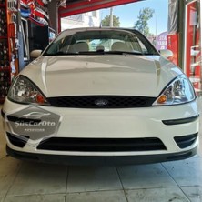 Caralp Ford Focus 1 Hb&sedan 1998-2004 Uyumlu Üniversal V2 Laguna Lip Esnek Ön Lip 2 Parça Tampon Altı Dil Karlık Ön Ek