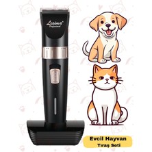 Empressco Sessiz Evcil Hayvan Tüy Kesme Seti, Tıraş Makinesi, Beyaz