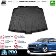 Drs Tuning S-Dizayn Skoda Scala 3D Pro Bagaj Havuzu 2019 Üzeri A+ Kalite