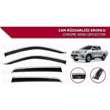 Toyota Hilux Kromlu Cam Rüzgarlığı Niken 2015 Sonrası