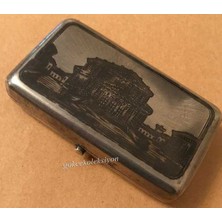 84 Damgalı Rus Savatlı Gümüş Tütün Tabakası AOB121