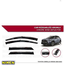 Toyota Yaris Cross 2021 2022 2023 2024 Niken Araca Özel Kromlu Cam Rüzgarlıgı
