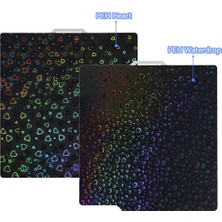 Hobi Mekatronik Bambu Lab X1 P1P A1 Çift Taraflı Peh Heart-Peh Waterdrop Kaplı Yay Çeliği TABLA-257X257MM