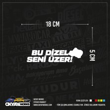 Bu Dizel Seni Üzer Sticker - Hologram