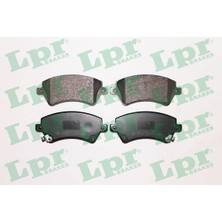 Lpr 05P1002 Ön Fren Balata Toyota Corolla 1.4l 1.6l 4zz-Fe 3zz-Fe ZZE120 ZZE121 Vvti 02-06 / 1.4l 1ndtv NDE120 0446502061-0446502130-04465YZZDC