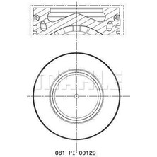 Mahle Pıston Segman 84.50MM Bmw N47 D16 F20 Mını R55 R56 R57 R60 R61