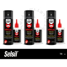 Selsil Ninja Süper Hızlı Yapıştırıcı 400 ml (3 Adet)
