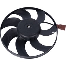 Wisco Volkswagen Golf5 Caddy Jetta Leon 05 ve Sonrası Uyumlu Fan Motoru Davlumbazsız (360 Mm-4+2 Fıs-7 Kanat) 1113028-00