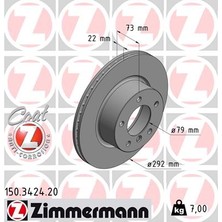 Zimmermann Fren Dıskı On Bmw E81 E82 E87 E88 E90