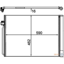 Mahle Klıma Radyatoru Bmw N57N M57N2 E70 E71 F15 F16