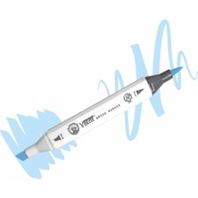 Vincent Graph Master Brush Marker B133 River Blue