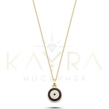 Kayra Mücevher Nazar Boncuklu Altın Kolye AK32