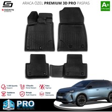 Drs Tuning S-Dizayn Peugeot 5008 Hybrid 3D Pro Havuzlu Paspas 2024 Üzeri A+ Kalite