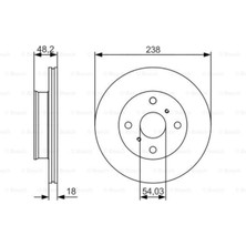 Mocan 2AD. 0986479R75 4351212330 4351212290 4351212310 On Fren Dıskı (Aynası) Ha