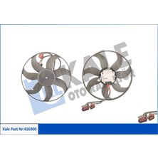 Kale 416900 Fan Motoru Davlumbazlı Sol Caddy Iıı-Golf V-Vı-Plus-Jetta Iıı-Iv-Passat-Scırocco-Touran 300W-363MM 1K0959455DT-1K0959455DL-1K0959455CQ