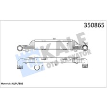 Kale Turbosarj Radyatoru Mercedes E-Class W210 S210