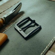 SRTfootcare Kemer Tokası 3,8 cm Siyah Silme 1 Adet