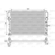 Valeo Motor Su Radyatoru Mercedes M272 OM646 C219 W211 S211