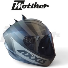 Motiker Evrensel Kask 3D Köpekbalığı Sırtı Aksesuar Model