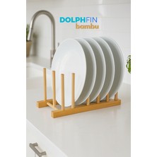 Dolphfin Modern Bambu Tabaklık Mutfak Düzenleyici Çok Amaçlı Kullanım