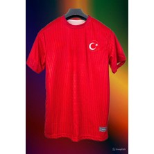 Legent Lady Türkiye Milli Takım 2024 Euro Avrupa Şampiyonası Yetişkin Kırmızı Forması