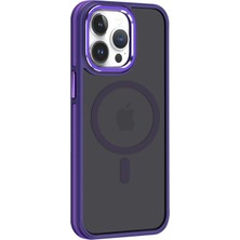 MiraLive Joko iPhone 14 Pro Winner Magsafe Kapak - Derin Mor (K95)