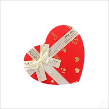 Süsle Bebek ve Parti Kalp Kutu Fiyonklu Love Model 15,5X14X6CM - Küçük Boy